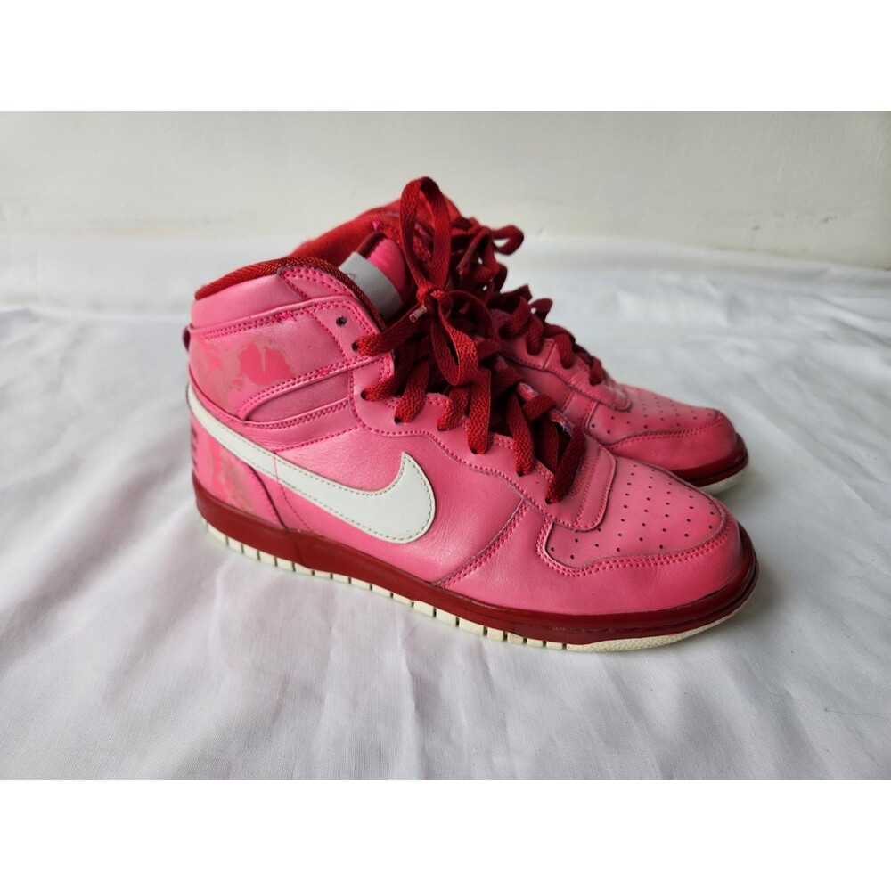 Nike Women's 8.5 Big Nike High LE Hot Pink/Red LE Valentine's Edition 358858-612